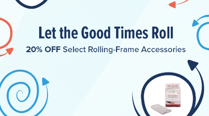 20% off Select Rolling-Frame Accessories