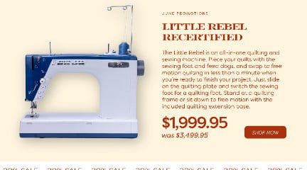 Save $1,500 on Recertified Little Rebels