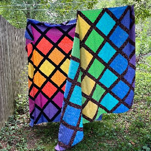 Jaymi's sunset quilt