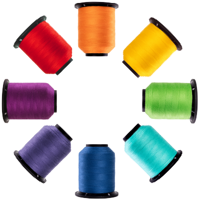 Color wheel of finesse thread