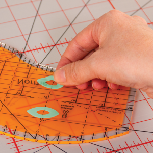 TrueGrip non-slip adhesive rings for fabric rulers