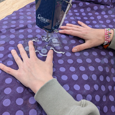 Quilting on a domestic machine