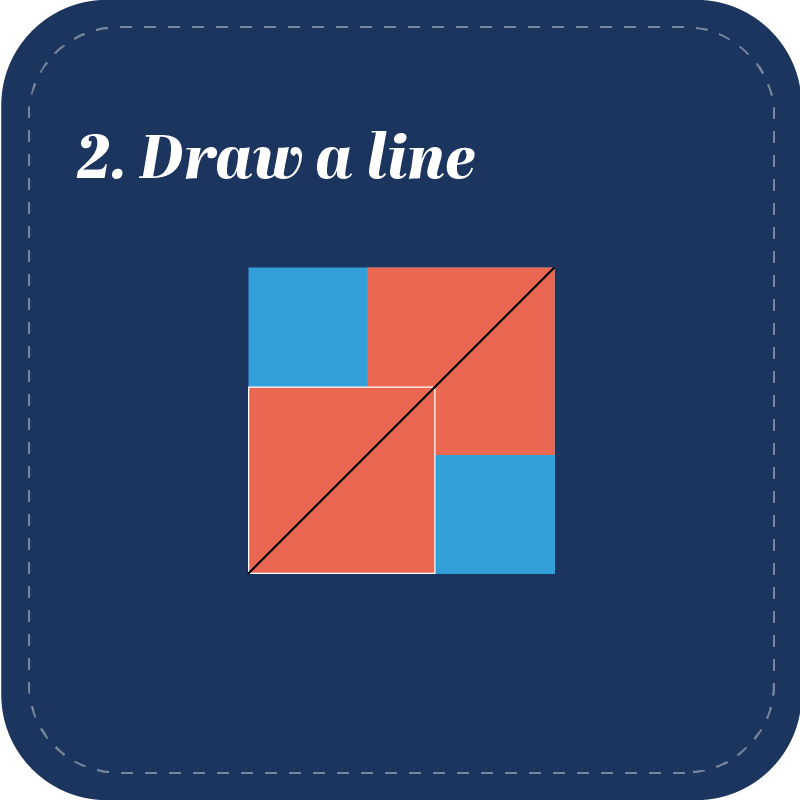 Step 2: Draw a line